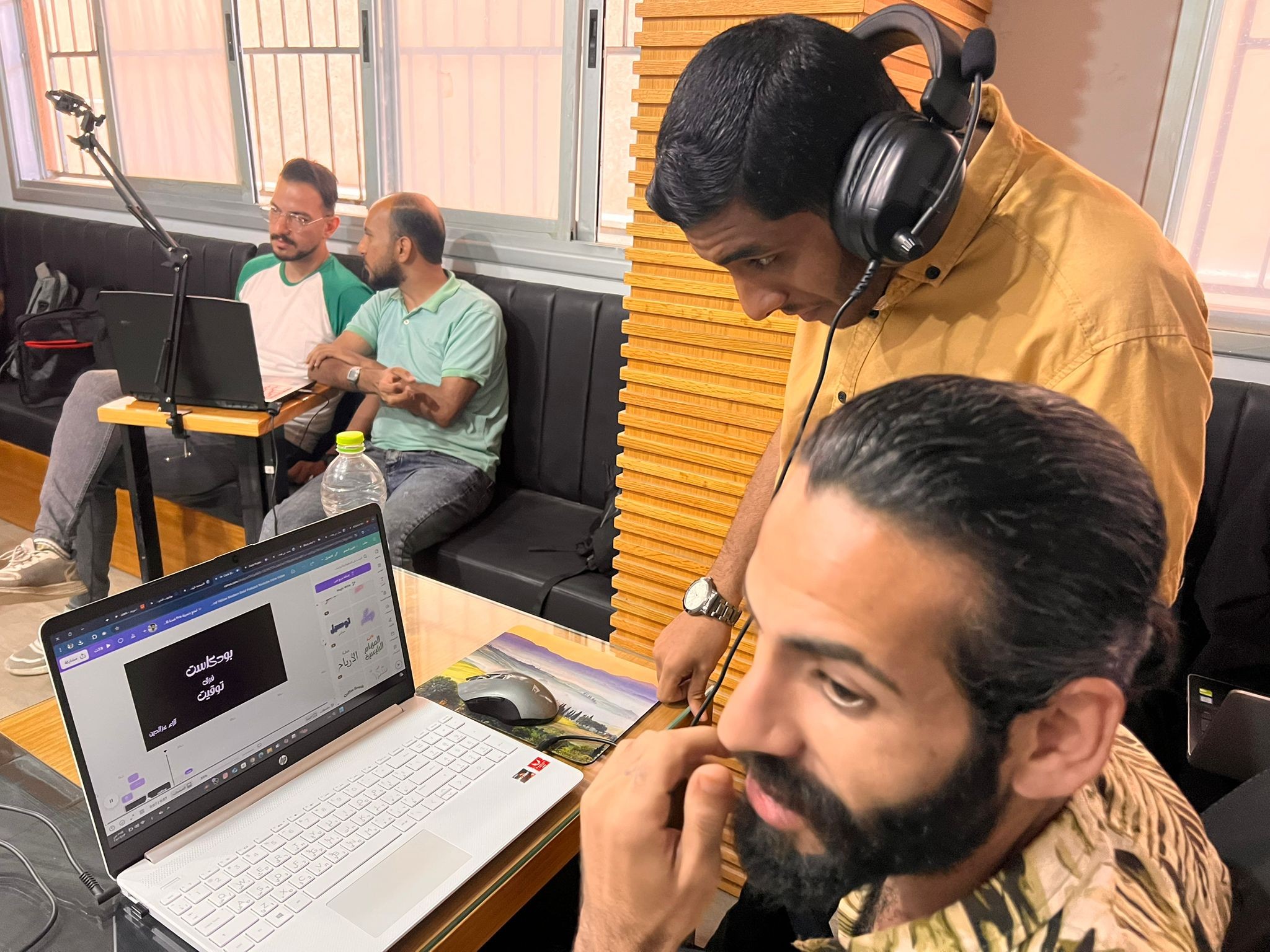 بيت الصحافة - ملاذ الصحفيين بغزة بدعم من المؤسسة الأوروبية من أجل الديمقراطية