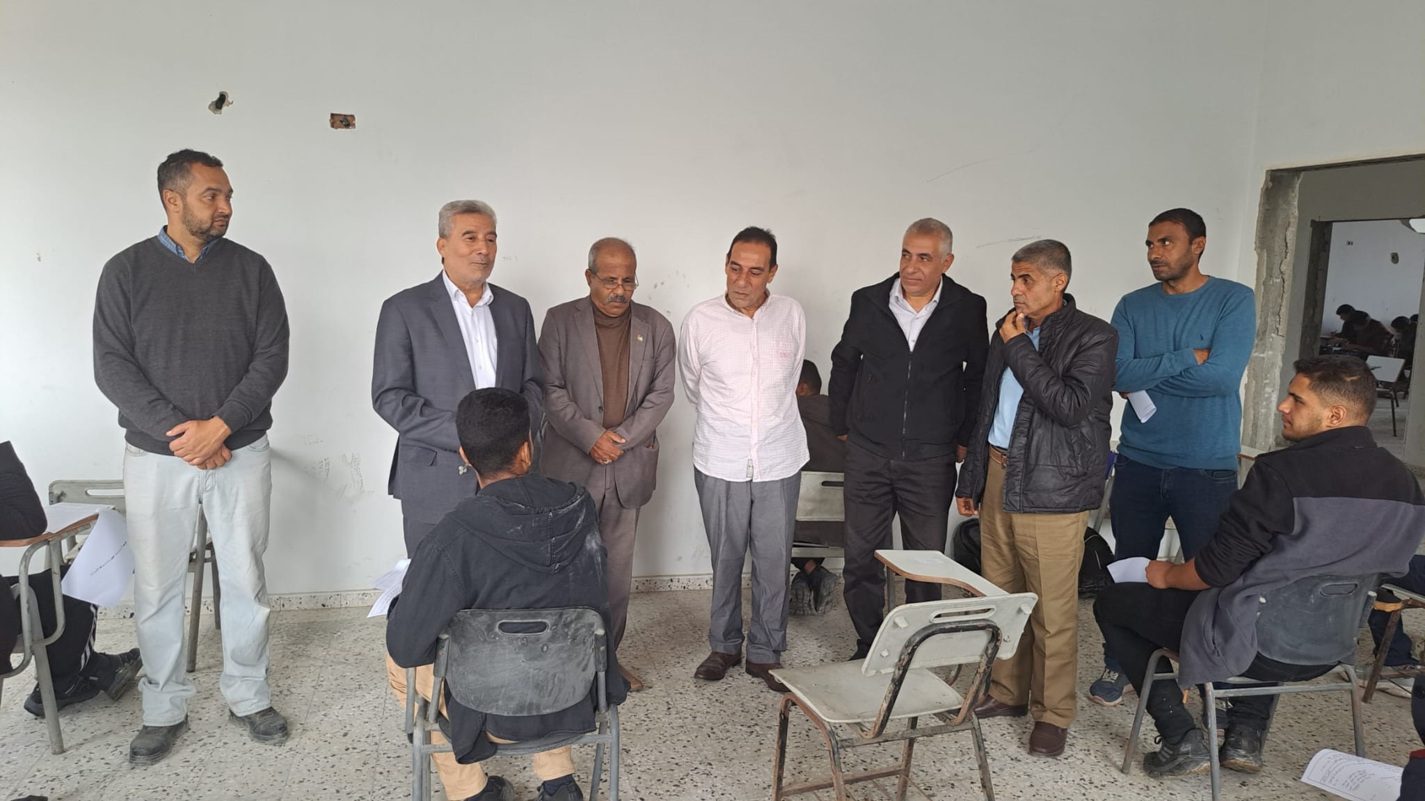 بالصور: المعاهد الأزهرية في فلسطين تستقبل وفد من جامعة الأزهر بغزة والتربية والتعليم