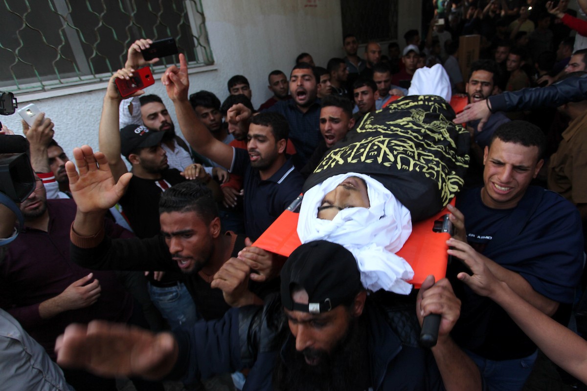تشيع جثامين شهداء في غزة 5.jpg