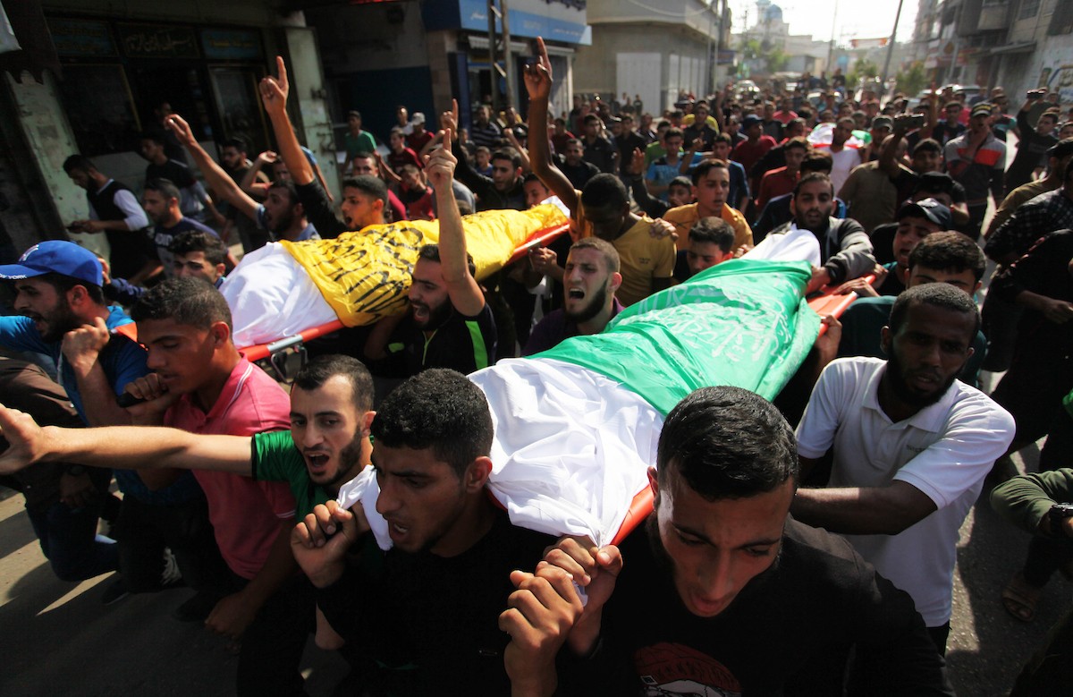 تشيع جثامين شهداء في غزة 2.jpg