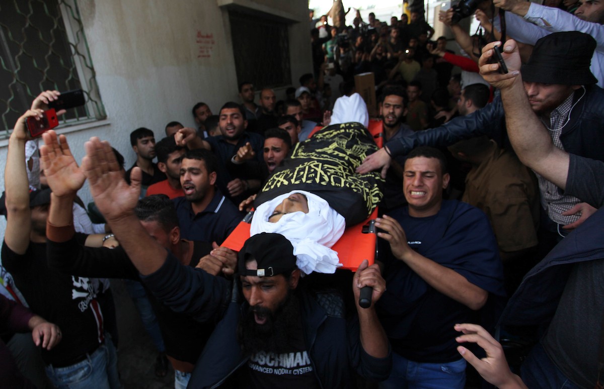 تشيع جثامين شهداء في غزة 3.jpg