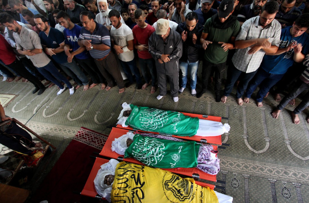 تشيع جثامين شهداء في غزة 4.jpg