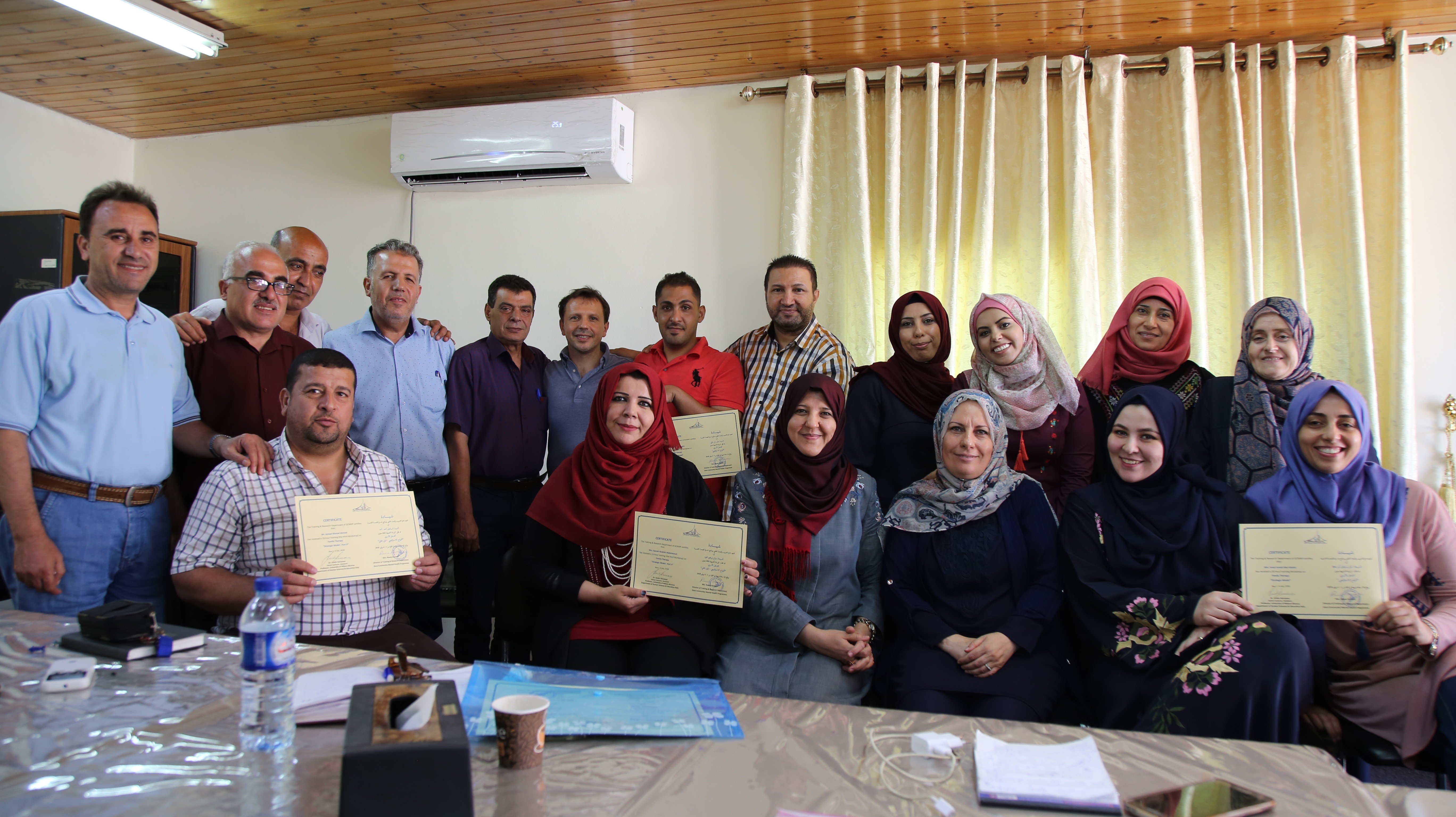 برنامج غزة  الدورة التدريبية الثالثة بعنوان النموذج الاستراتيجي في العلاج الأسري -4.JPG